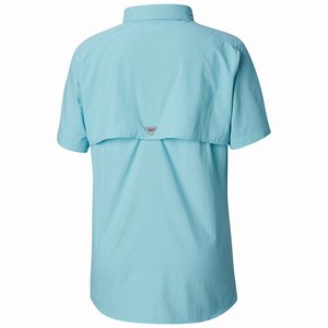 Columbia PFG Bahama™ Shortärmad Skjorta Dam LjusBlå (RCXNB6891)